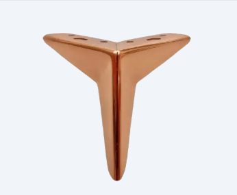 Sofa Leg In Rose Gold T Shape 6-5-4 Inch
