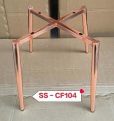 Chair Frame Rose Gold 16.5 Inch (SS-CF104)
