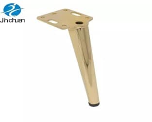 15 CM Brushed Gold Furniture Leg