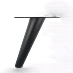 40 CM Black Furniture Leg
