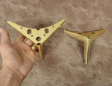 18CM Gold Furniture Leg